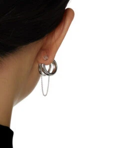 Double Hoop Earrings With Link Chain -Modern Wear Shop O1CN012nzzu31NLmDFt9u7j 2298141554 6d7f0d47 116b 43a5 851e 8c31d5e7c58d