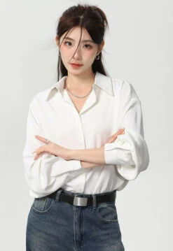 Oversized Long Sleeve Button Shirt -Modern Wear Shop O1CN013GXoGx1dCeG02Luh4 2200745323700