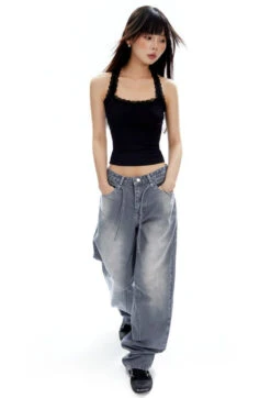 Lace Trimmed Scoop Neck Sleeveless Tank Top -Modern Wear Shop O1CN01463DBj2NBFVR6Ul3T 2200576249924