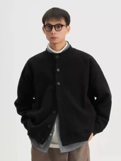 Waffle Textured Button Up Bomber Jacket -Modern Wear Shop O1CN014gOJhC2IBdjX8t7jF 2741639248 jpg q50 jpg