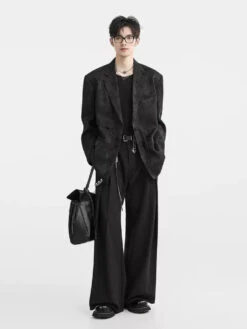 Textured Floral Pattern Single-Breasted Blazer 20 Textured Floral Pattern Single-Breasted Blazer -Modern Wear Shop O1CN0164MOWC2HIgJi6QbPu 57069128 jpg q50 jpg