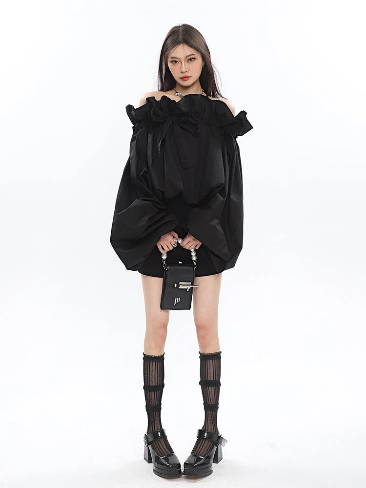 Ruffle Off Shoulder Crop Top 9 Ruffle Off Shoulder Crop Top - Image 9