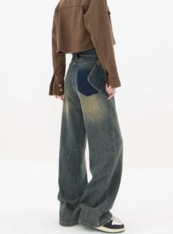 Wide Leg Vintage Jeans -Modern Wear Shop O1CN01A03PtB1yhQsTb7azY 2208193446610