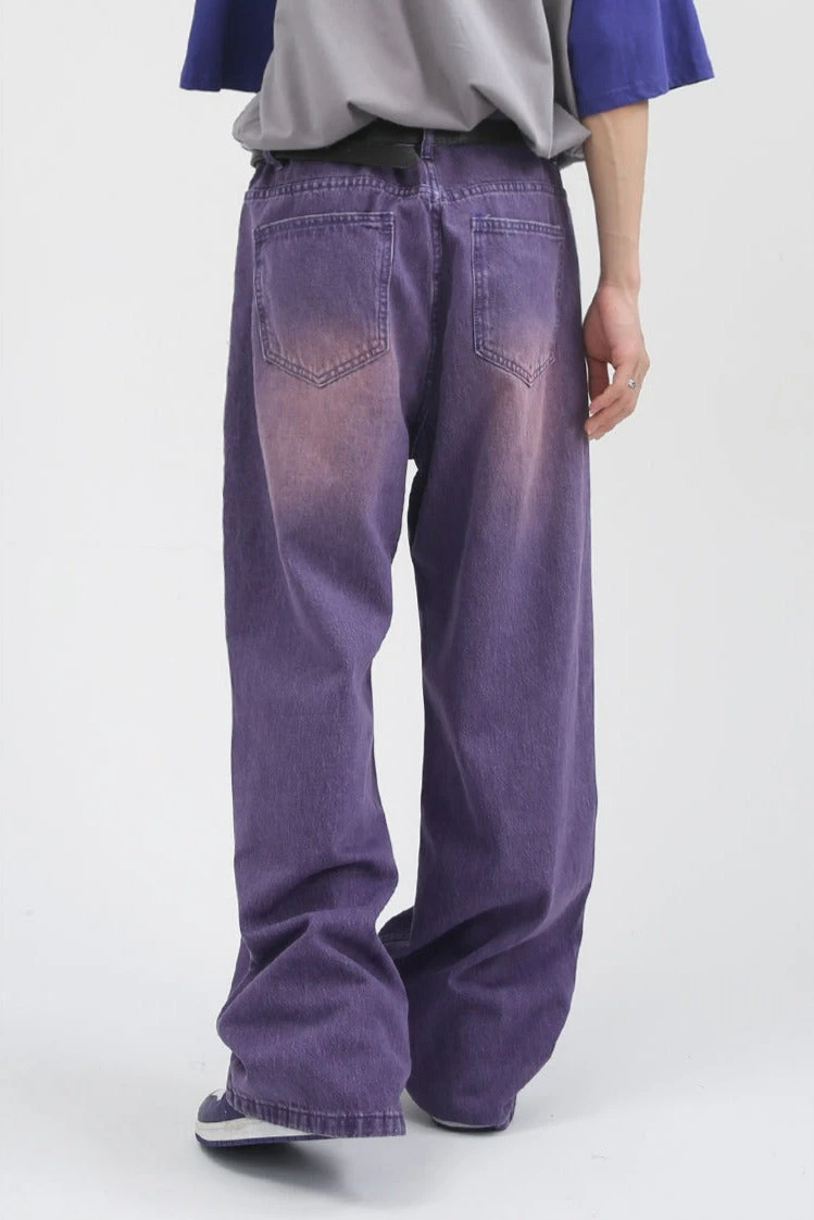 Faded Straight Fit Lightweight Jeans 7 Faded Straight Fit Lightweight Jeans - Image 7