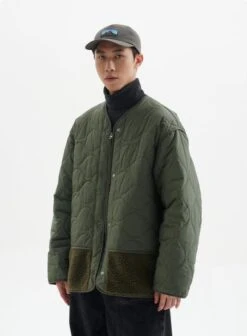 Shearling Patchwork Quilted Snap Button Jacket -Modern Wear Shop O1CN01BL7g5R1mTtmyJDcT6 2522004956