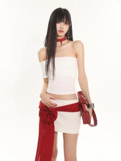 Off-Shoulder Sleeveless Tube Crop Top 33 Off-Shoulder Sleeveless Tube Crop Top -Modern Wear Shop O1CN01CbZ0F525KicPBWLPS 1979797508