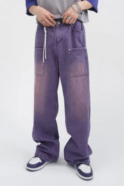 Faded Straight Fit Lightweight Jeans 10 Faded Straight Fit Lightweight Jeans -Modern Wear Shop O1CN01D5KPJb1cvhXbRmEnY 2206708533663