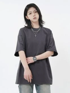 Oversized Plain T-Shirt 16 Oversized Plain T-Shirt -Modern Wear Shop O1CN01D6CoDx1QJR7nxKcDF 3159571955