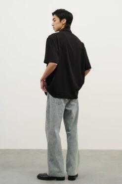 Pleated Wave-Panel Short Sleeve Button-Up Shirt 31 Pleated Wave-Panel Short Sleeve Button-Up Shirt -Modern Wear Shop O1CN01D9Cter1TcA5ZuPUyN 2206881692402