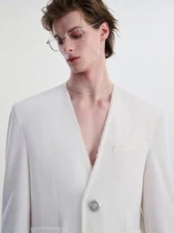 Distressed Hem Single Breasted Blazer With Patch Pockets 15 Distressed Hem Single Breasted Blazer With Patch Pockets -Modern Wear Shop O1CN01DPGnyJ1Cf3KMTitfV 668530107