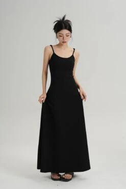 Adjustable Spaghetti Strap Maxi Dress -Modern Wear Shop O1CN01DmX3fs1t4RDtSjflQ 722875848