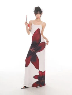 Maxi Floral Sheath Dress With Crisscross Back 34 Maxi Floral Sheath Dress With Crisscross Back -Modern Wear Shop O1CN01EBqM8R25KicVSrz7s 1979797508