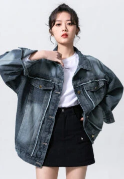 Distressed Faded Denim Jacket 13 Distressed Faded Denim Jacket -Modern Wear Shop O1CN01Fhlwqn1QIWJsxx7Xm 2208886651953