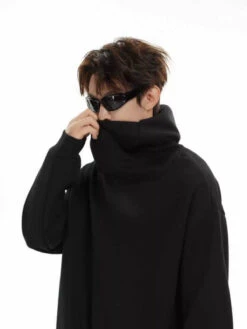 Oversized Drop Shoulder Funnel-Neck Pullover -Modern Wear Shop O1CN01GM2ddA1Us1fLG8QBK 2808052572 jpg q50 jpg