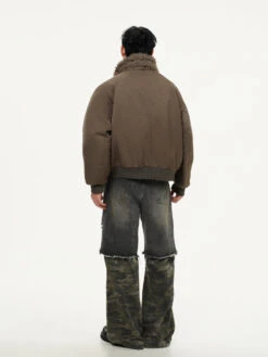 Sherpa Collar Bomber Jacket With Snap Button Pockets 17 Sherpa Collar Bomber Jacket With Snap Button Pockets -Modern Wear Shop O1CN01HetTuP27AlIYq5ieH 2251427757