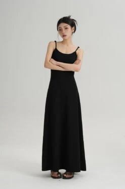 Adjustable Spaghetti Strap Maxi Dress -Modern Wear Shop O1CN01KxWPXy1t4RDtZiEEe 722875848