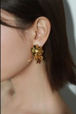 Flower Hoop Earrings -Modern Wear Shop O1CN01LUs10R1ZPEeoonEkn 61073186