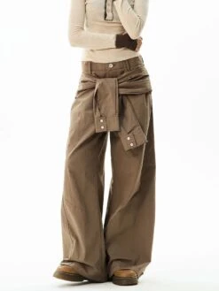 Wide-Leg Cargo Pants With Wraparound Belt Detail -Modern Wear Shop O1CN01Lw5YuZ1DHz32i37Tj 2214114200192