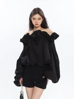 Ruffle Off Shoulder Crop Top 17 Ruffle Off Shoulder Crop Top -Modern Wear Shop O1CN01MW3NPs1iBnbaU8gEz 2201256844375