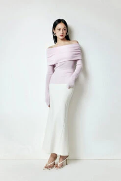 Off-Shoulder Ribbed Knit Long Sleeve Sweater Top 36 Off-Shoulder Ribbed Knit Long Sleeve Sweater Top -Modern Wear Shop O1CN01PC3BBG1toh45fPNFt 2206447005949