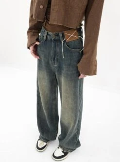 Wide Leg Vintage Jeans -Modern Wear Shop O1CN01PQmVFb1yhQsR4jQs0 2208193446610