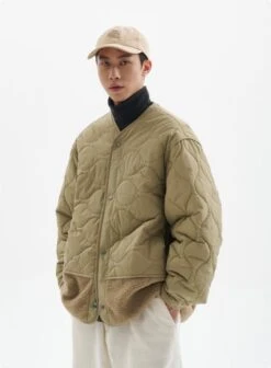 Shearling Patchwork Quilted Snap Button Jacket -Modern Wear Shop O1CN01PqzPQw1mTtn7J37Tg 2522004956