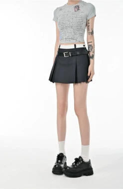 Distressed Hem Skort Pleated Mini Skirt -Modern Wear Shop O1CN01Pt9HFF1khWIhwSJ6r 4231704715 5c43d921 91e8 4a39 bc2f c2dd012eefdc