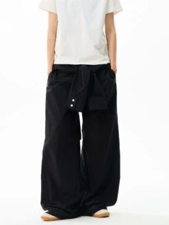Wide-Leg Cargo Pants With Wraparound Belt Detail -Modern Wear Shop O1CN01QVRbNh1DHz31ENlZD 2214114200192