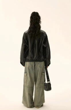 Oversized Faux Leather Jacket With Star Pendant Zip Detail -Modern Wear Shop O1CN01QVeo0A1qokGNmWDFc 618895543