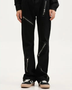 Multi Zip Straight Fit Jeans -Modern Wear Shop O1CN01QgkxBy1cvhb8tx1zw 2206708533663