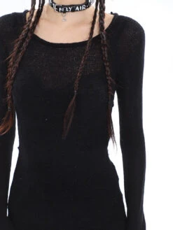 Open Back Long Knit Top -Modern Wear Shop O1CN01QrZHOM1iBncxxEnvn 2201256844375