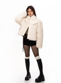 Studded Faux Leather And Fur Patchwork Zip Jacket 15 Studded Faux Leather And Fur Patchwork Zip Jacket -Modern Wear Shop O1CN01RcNAQu1xG7fNiVcM9 3911136415