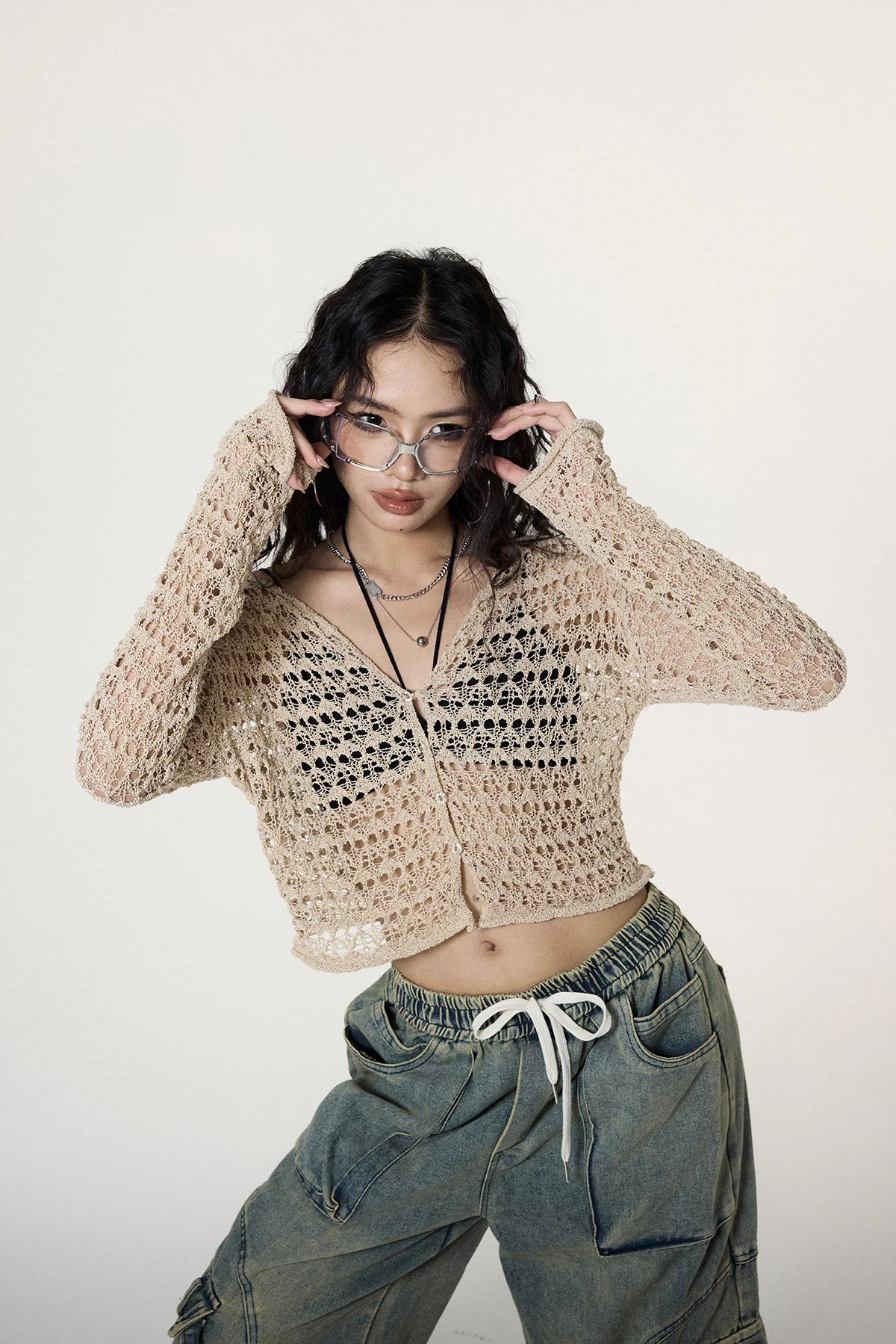 Crochet Crop Top With Flare Sleeves 9 Crochet Crop Top With Flare Sleeves - Image 9