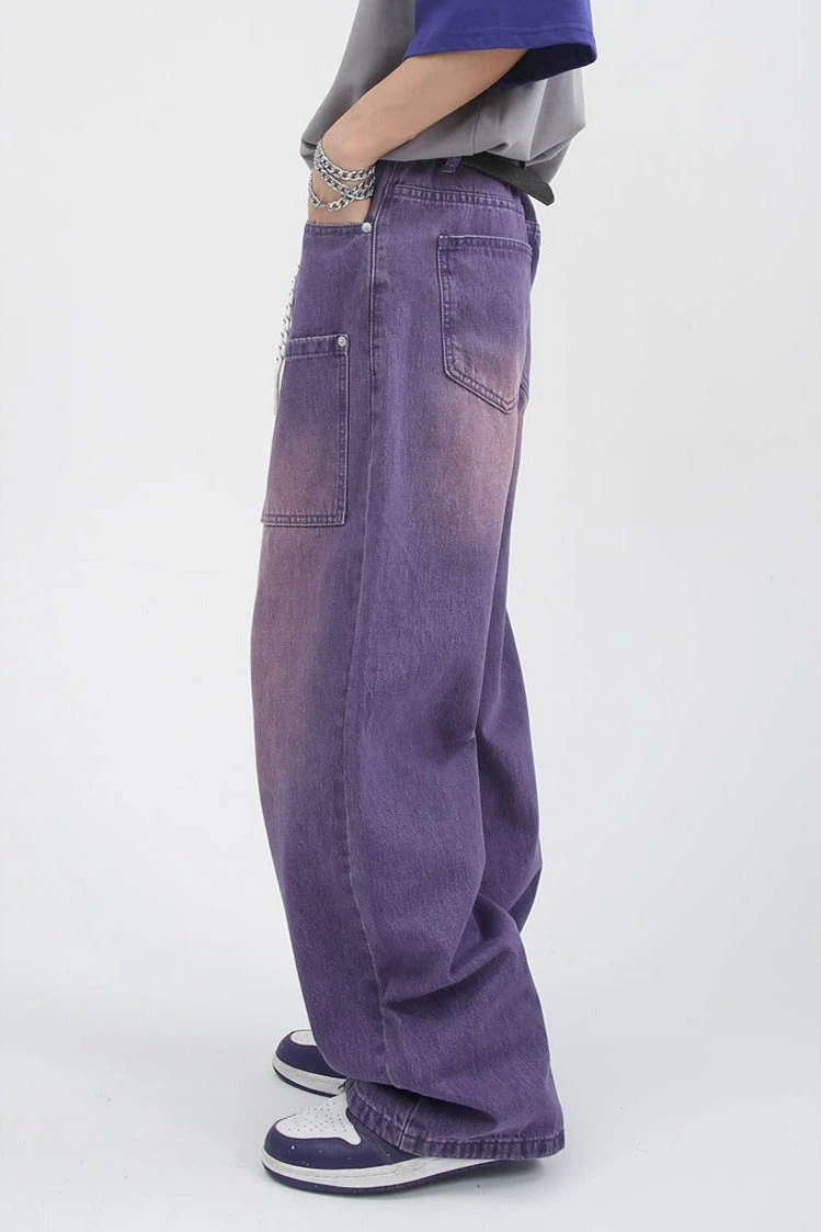 Faded Straight Fit Lightweight Jeans 5 Faded Straight Fit Lightweight Jeans - Image 5