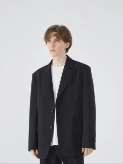 Notched Lapel Single-Breasted Blazer With Pockets -Modern Wear Shop O1CN01UhIG6f1bhg3IWbWYJ 487503497 739660af d184 4681 b916 abe952401ec3