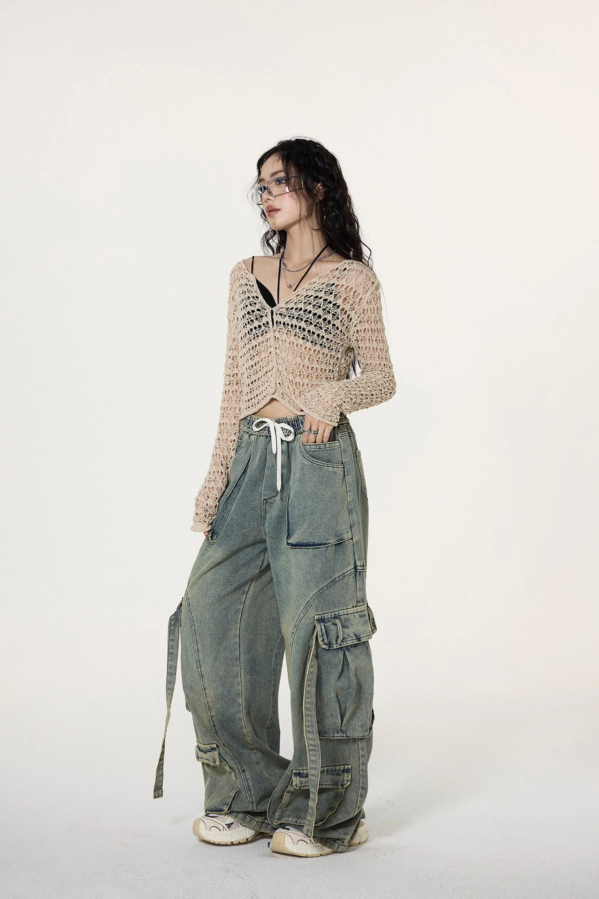 Crochet Crop Top With Flare Sleeves 15 Crochet Crop Top With Flare Sleeves - Image 15