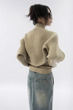 Double Zip High Neck Knit Vest And Shrug Top 23 Double Zip High Neck Knit Vest And Shrug Top -Modern Wear Shop O1CN01WzhWef1UEdPGI7css 1063202486