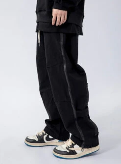 Back Strap And Side Zip Straight Fit Pants -Modern Wear Shop O1CN01X7RmCa1UzoBdf9rT3 2960662589