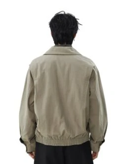 Classic Collared Zip Jacket With Flap Pockets -Modern Wear Shop O1CN01Xumw7t1VQpoI4oM8N 2434502648