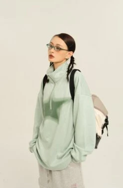 High Collar Half Zip Star Pullover -Modern Wear Shop O1CN01YTssGu1qokBwQt5za 618895543