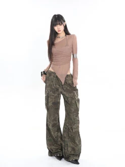 Camo Low-Waisted Cargo Wide-Leg Pants -Modern Wear Shop O1CN01Yp6omJ25KibBu4fYW 1979797508