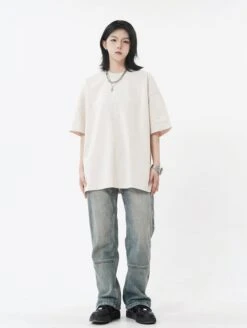 Oversized Plain T-Shirt 19 Oversized Plain T-Shirt -Modern Wear Shop O1CN01Z2FHjQ1QJR7f3yW5V 3159571955