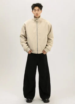 Faux Fur Lined Bomber Jacket With Snakeskin Detail -Modern Wear Shop O1CN01ZGESFf1knTcHJYWzI 3161734728