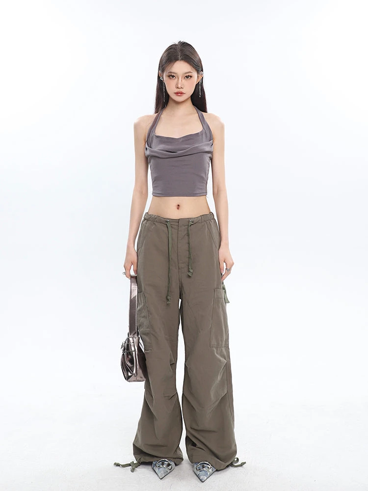 Ruched Halter Crop Top 5 Ruched Halter Crop Top - Image 5