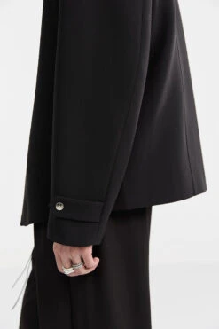 Slim Asymmetric Button-Detail Lapelless Blazer Jacket -Modern Wear Shop O1CN01aqvovI1VHDUSycjhY 897312627