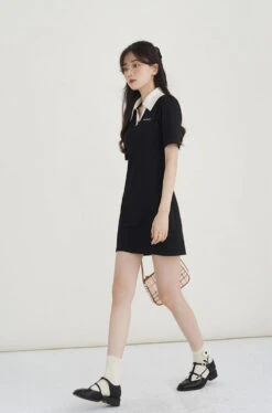 Contrast Collar Mini Dress 8 Contrast Collar Mini Dress -Modern Wear Shop O1CN01b2gtNQ22jUzkFEcxO 69297156
