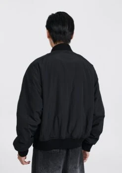 Snap-Pocket Bomber Jacket With Ribbed Trim -Modern Wear Shop O1CN01b9FPtM1TcADvJjWQJ 2206881692402
