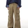 Utility Multi-Pocket Mid Rise Cargo Pants