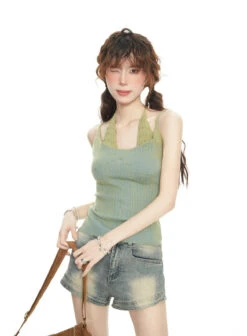 Stripe Mock Two-Piece Halter Strap Knit Top 12 Stripe Mock Two-Piece Halter Strap Knit Top -Modern Wear Shop O1CN01eDTxVP1uRchu3UrdU 2215267036034