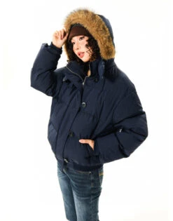 Puffer Bomber Jacket With Detachable Faux Fur Hood -Modern Wear Shop O1CN01eWVFYg1HvbnDUXt9N 2971280820